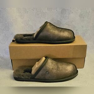 UGG Women's Pearle Sparkle Slippers ~ 8/ Bronze NWTs